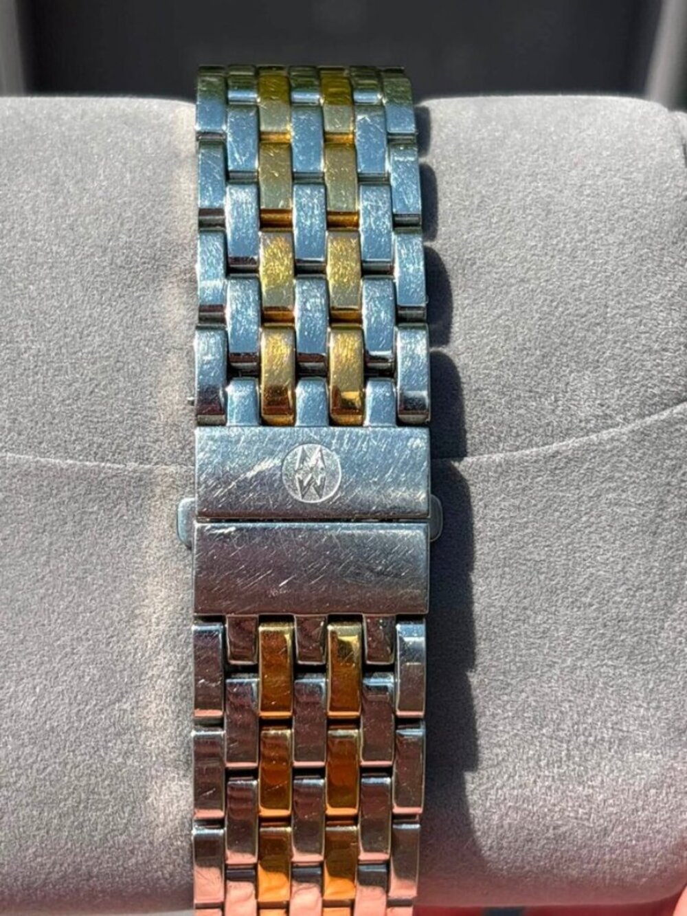 Michele Two-Tone Signature Deco Watch - Picture 7 of 16